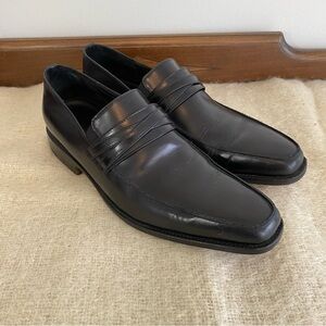 Esquivel hand made leather slip on loafer in black made in California